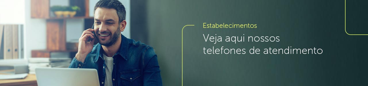 <h1>Telefones - Estabelecimentos</h1>