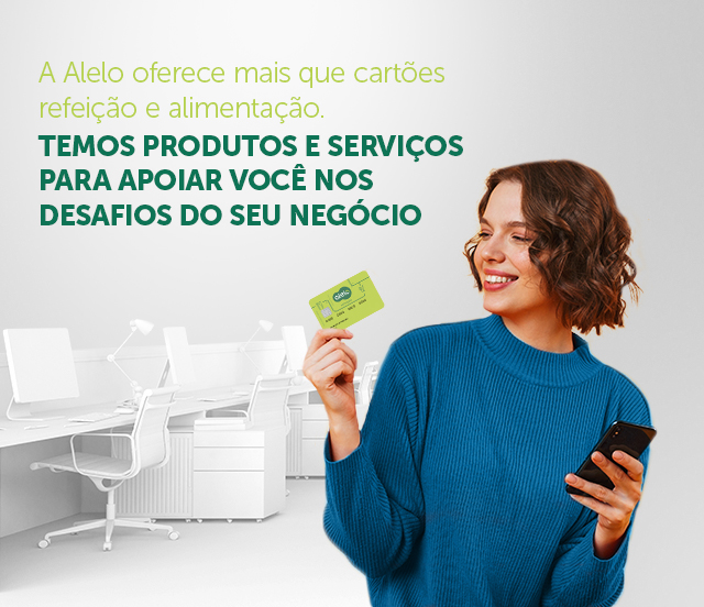 <h1>Alelo - A gente trabalha em seu benefício.</h1>
