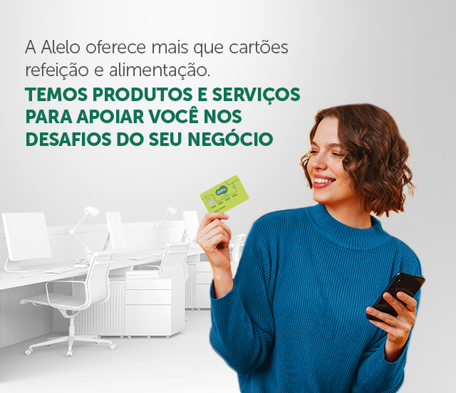<h1>Alelo - A gente trabalha em seu benefício.</h1>
