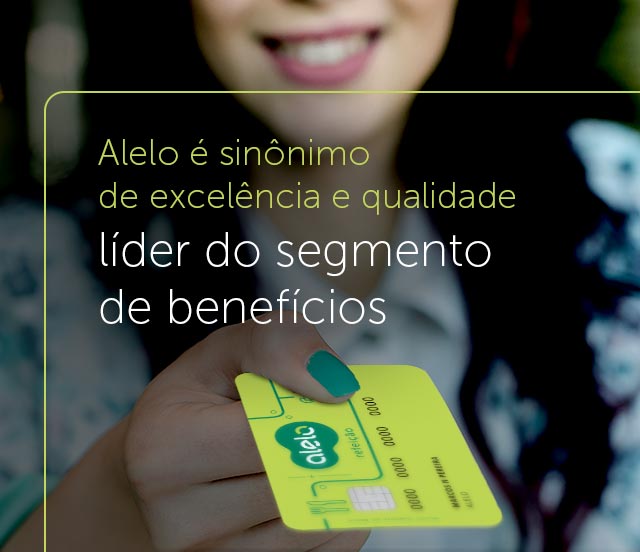 <h1>Alelo - A gente trabalha em seu benefício.</h1>