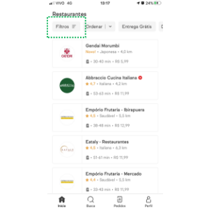 Ifood - Passo 1