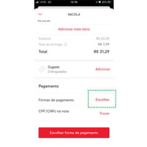 Ifood - Passo 5